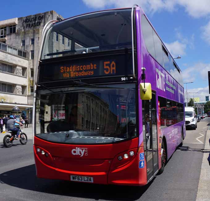 Plymouth Citybus Alexander Dennis Enviro400 501
